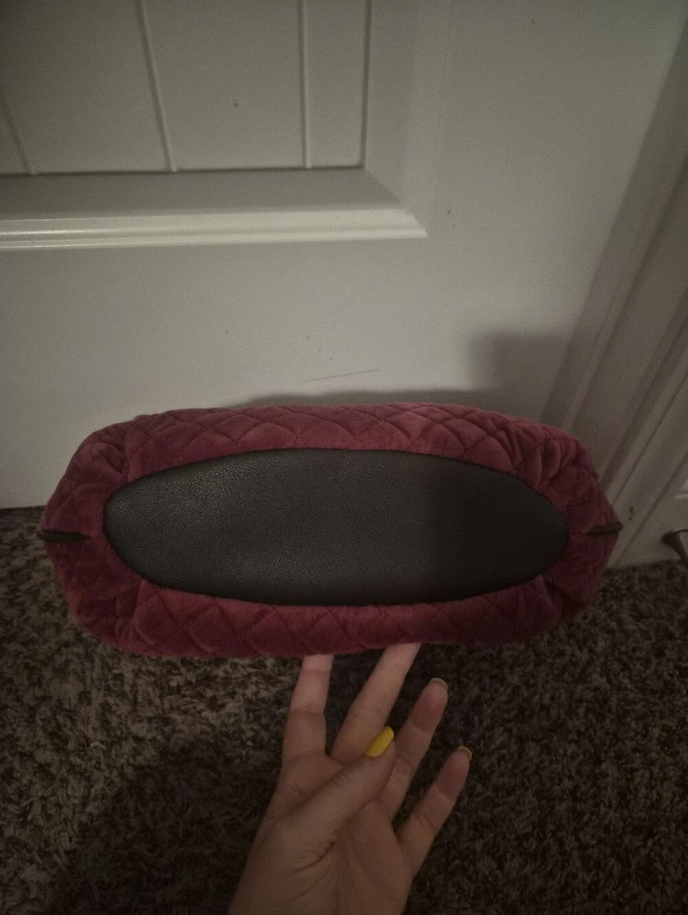 NWOT Juicy Couture Burgundy Crescent Hobo Bag